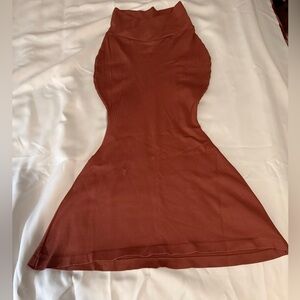 HALARA Strapless Rust Dress
